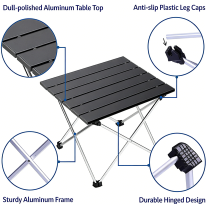 Ultralight Aluminum Folding Camping Table (1.85 lbs)